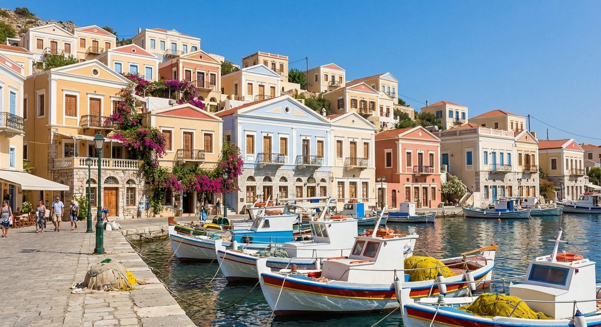Symi – Bunte Kapitänshäuser